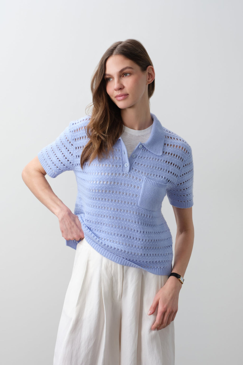 YULIA CROCHET POLO