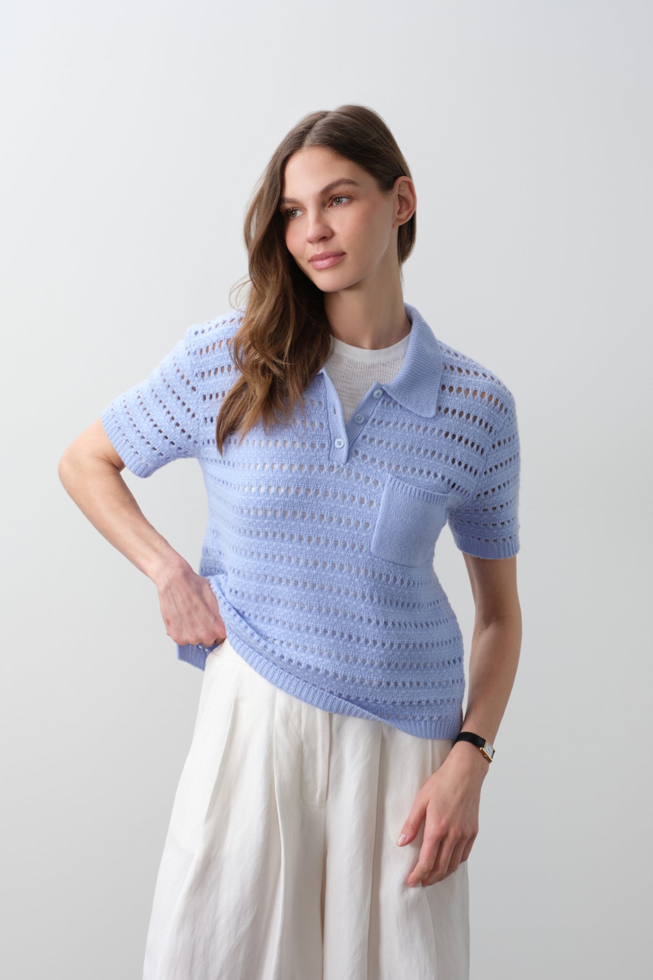 YULIA CROCHET POLO