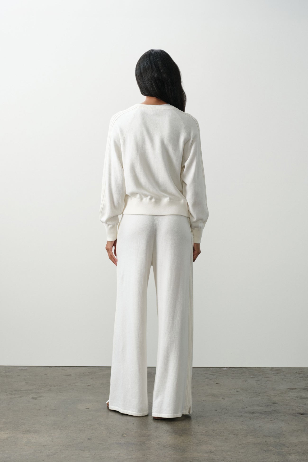 KATIE COTTON CASHMERE CREWNECK