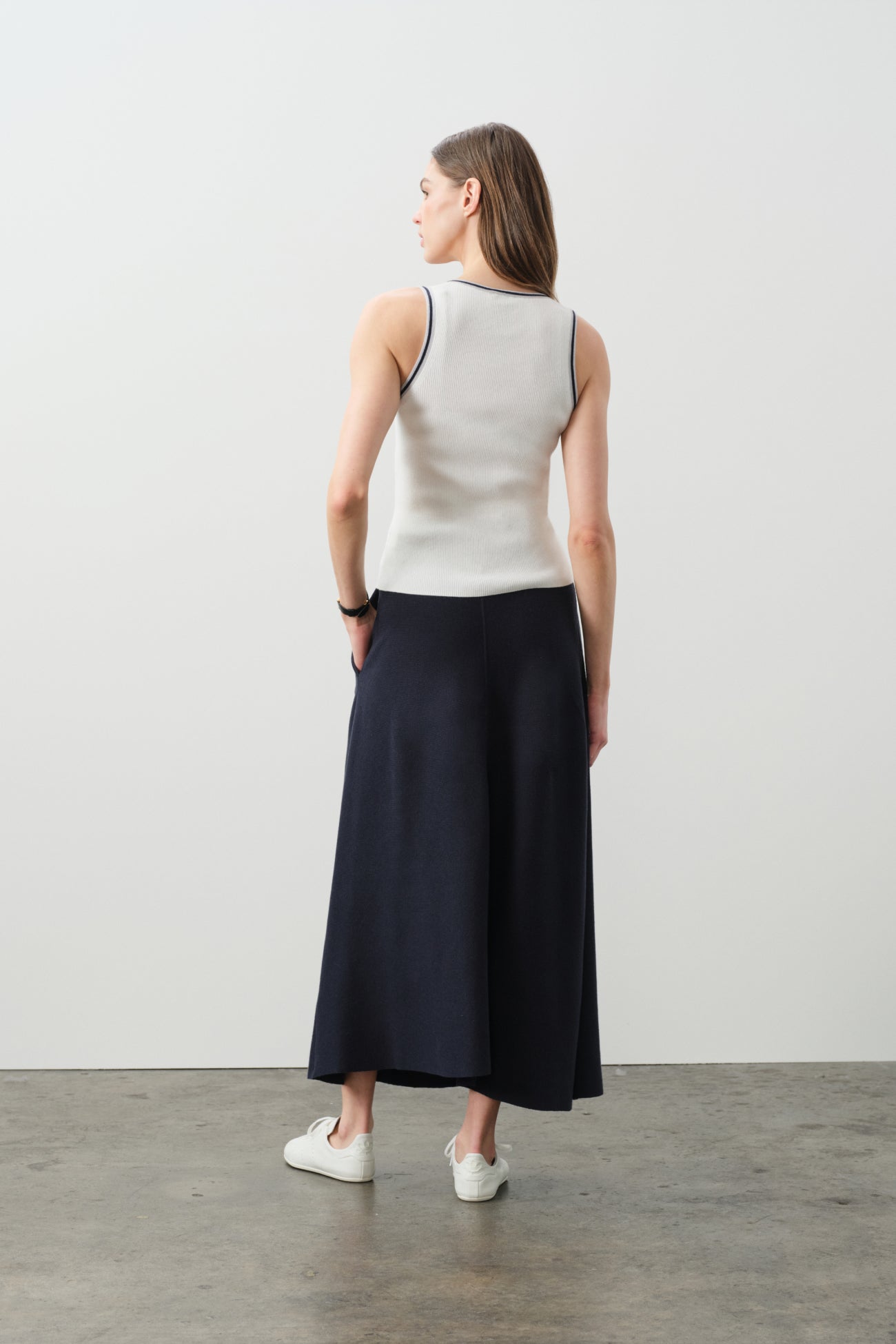 CAMILLE COTTON CASHMERE TANK