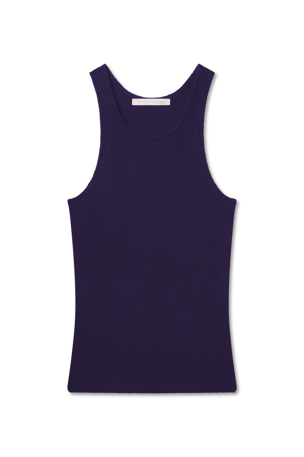 CAROLINA CREWNECK CASHMERE TANK