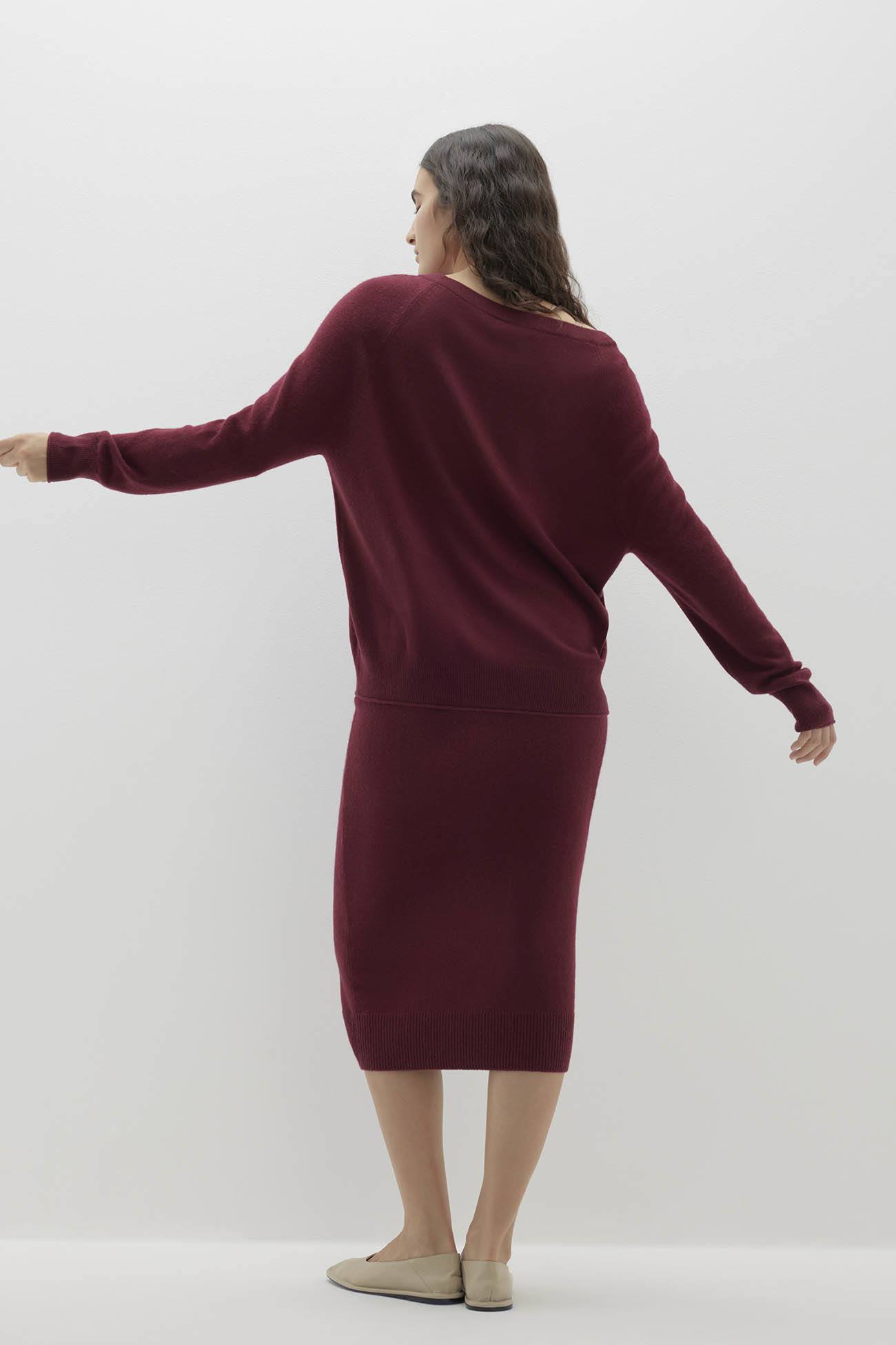 AZALEA CASHMERE OFF THE SHOULDER SWEATER