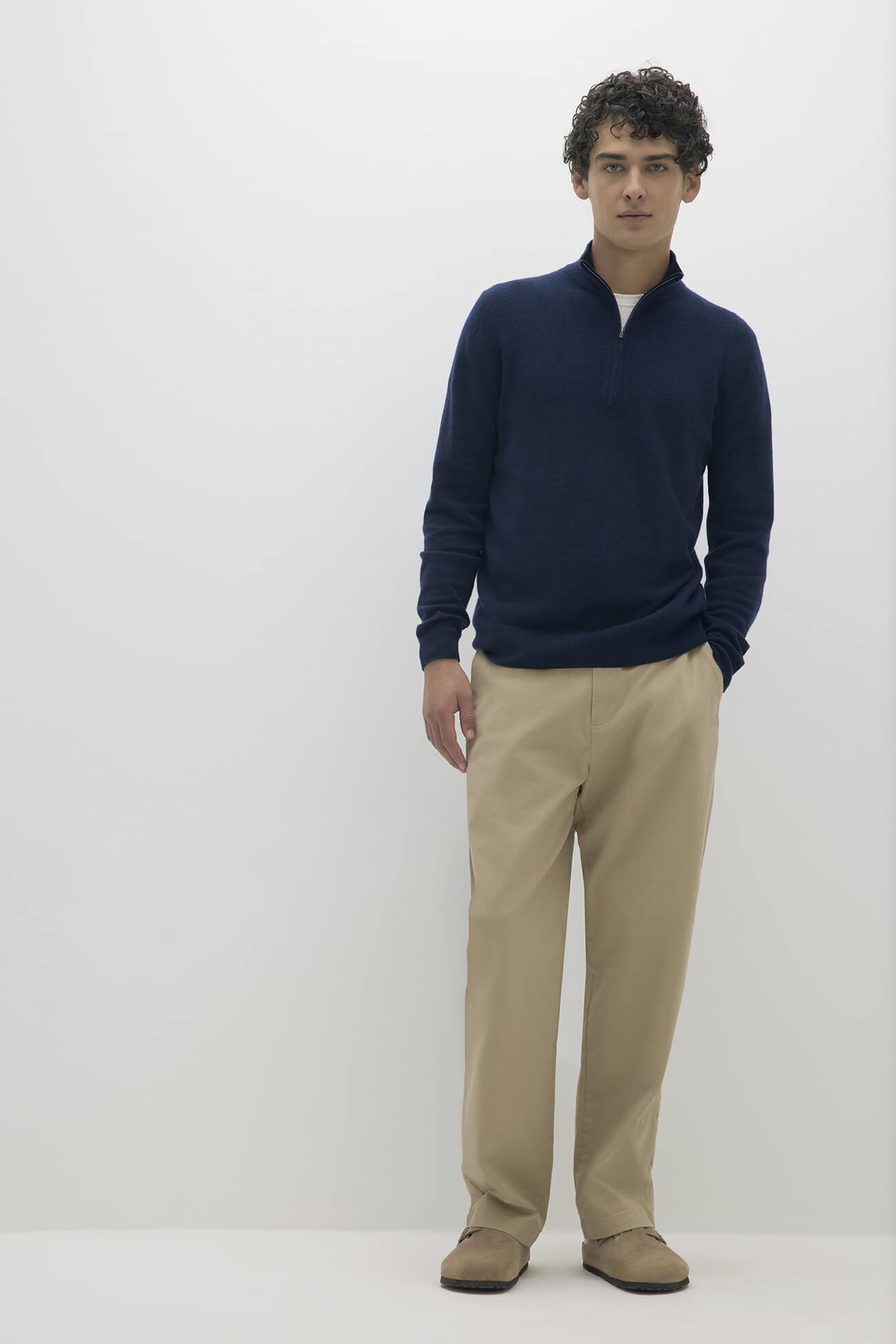 PHILLIP QUARTER-ZIP CASHMERE SWEATER