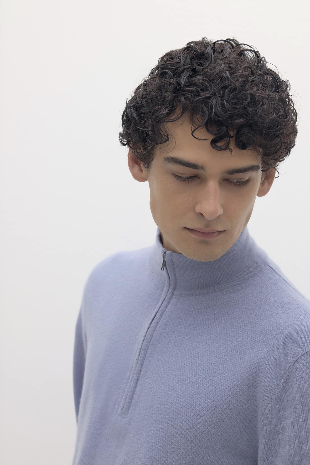 PHILLIP QUARTER-ZIP CASHMERE SWEATER