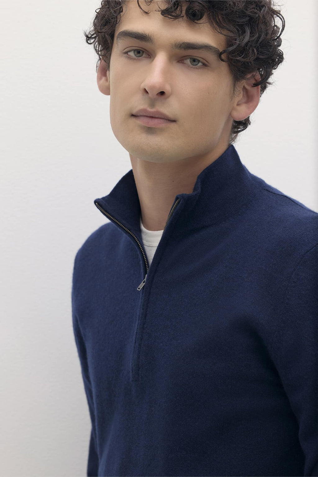 PHILLIP QUARTER-ZIP CASHMERE SWEATER