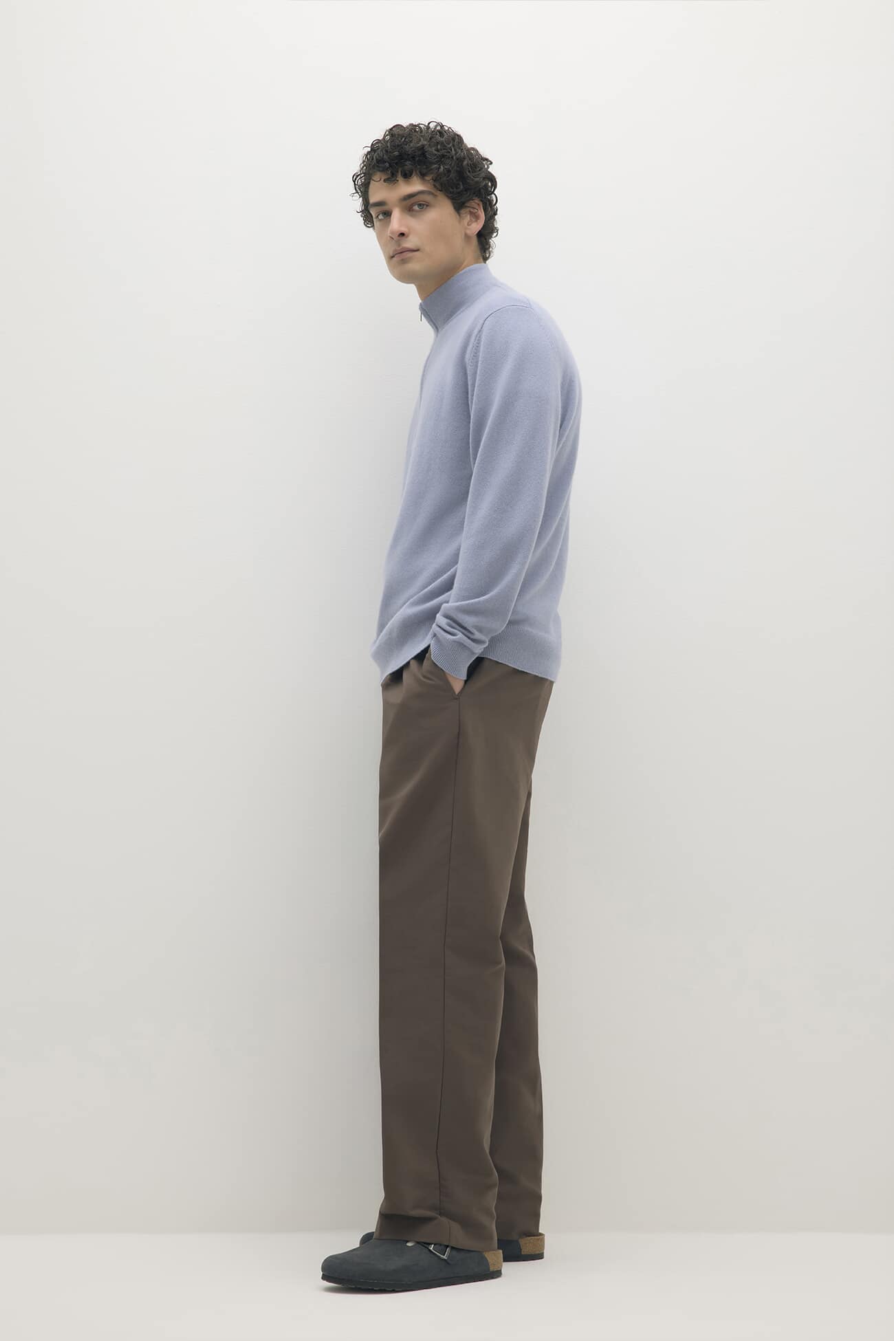 PHILLIP QUARTER-ZIP CASHMERE SWEATER