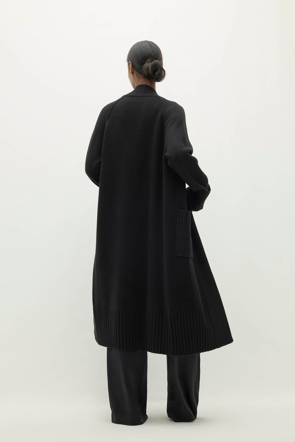 TILYN LONGLINE CASHMERE CARDIGAN