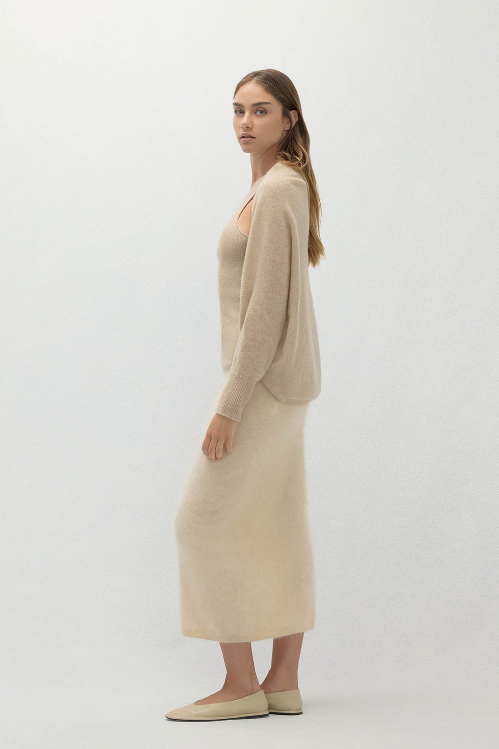 MELI FEATHERWEIGHT CASHMERE SHRUG