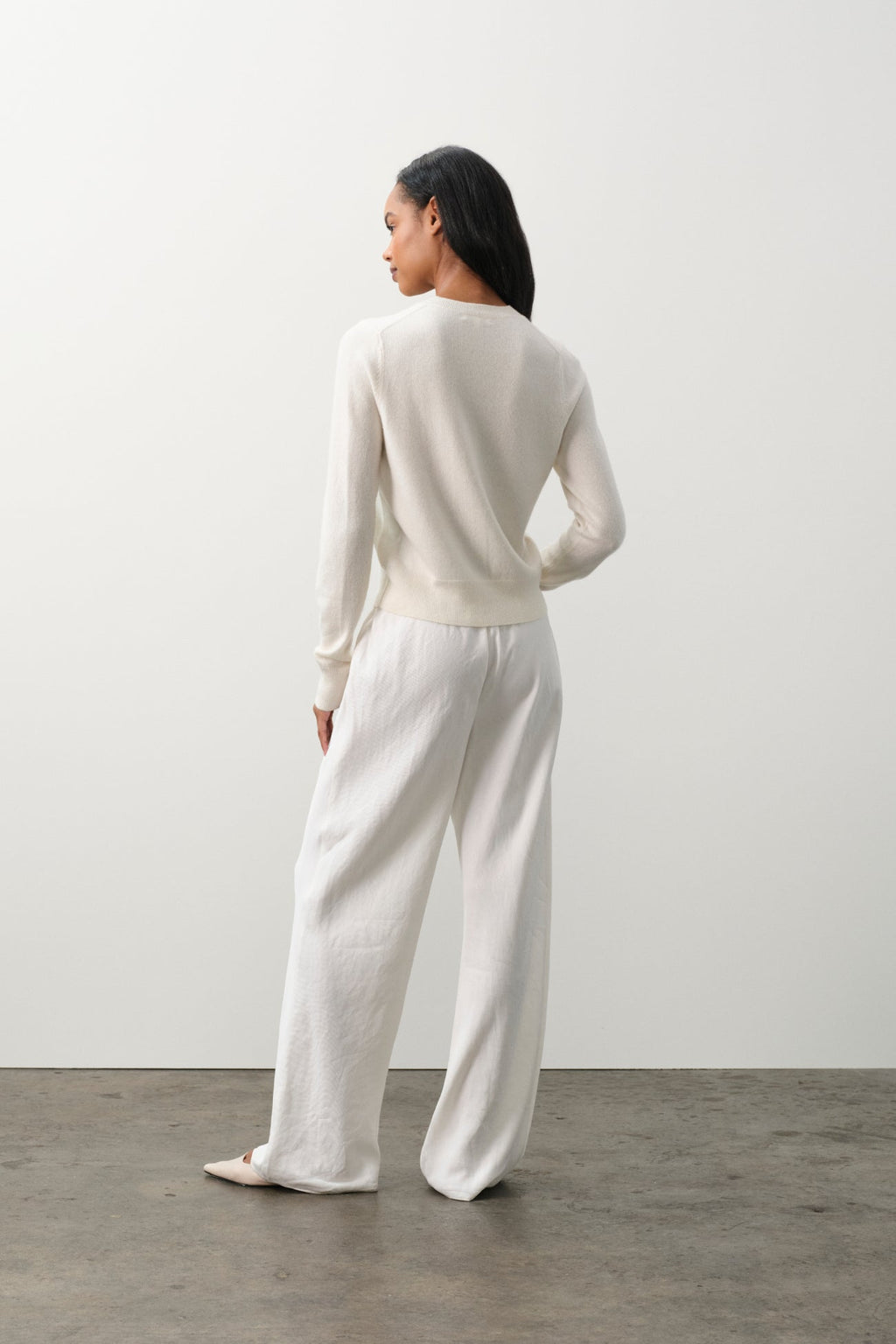 JAYLA BUTTON-UP CASHMERE CARDIGAN