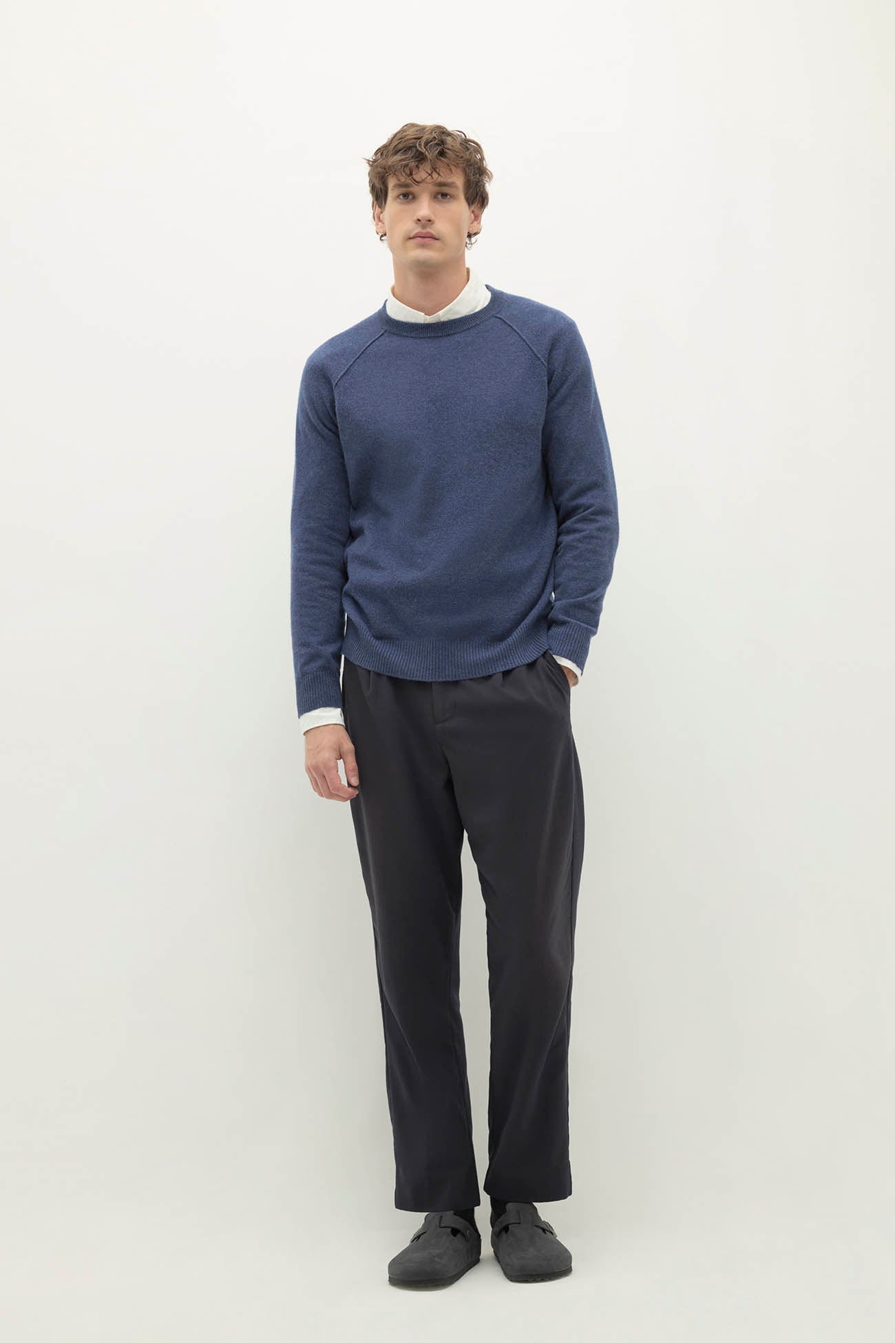 LORENZO CASHMERE CREWNECK