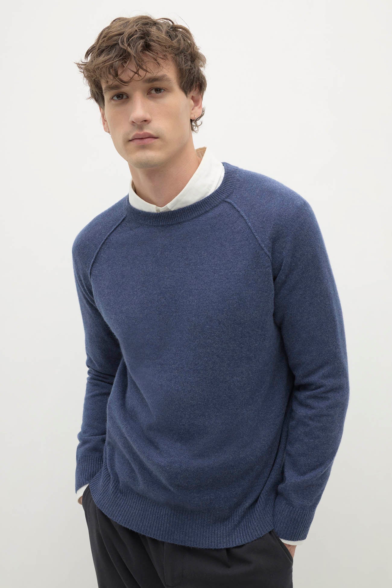LORENZO CASHMERE CREWNECK