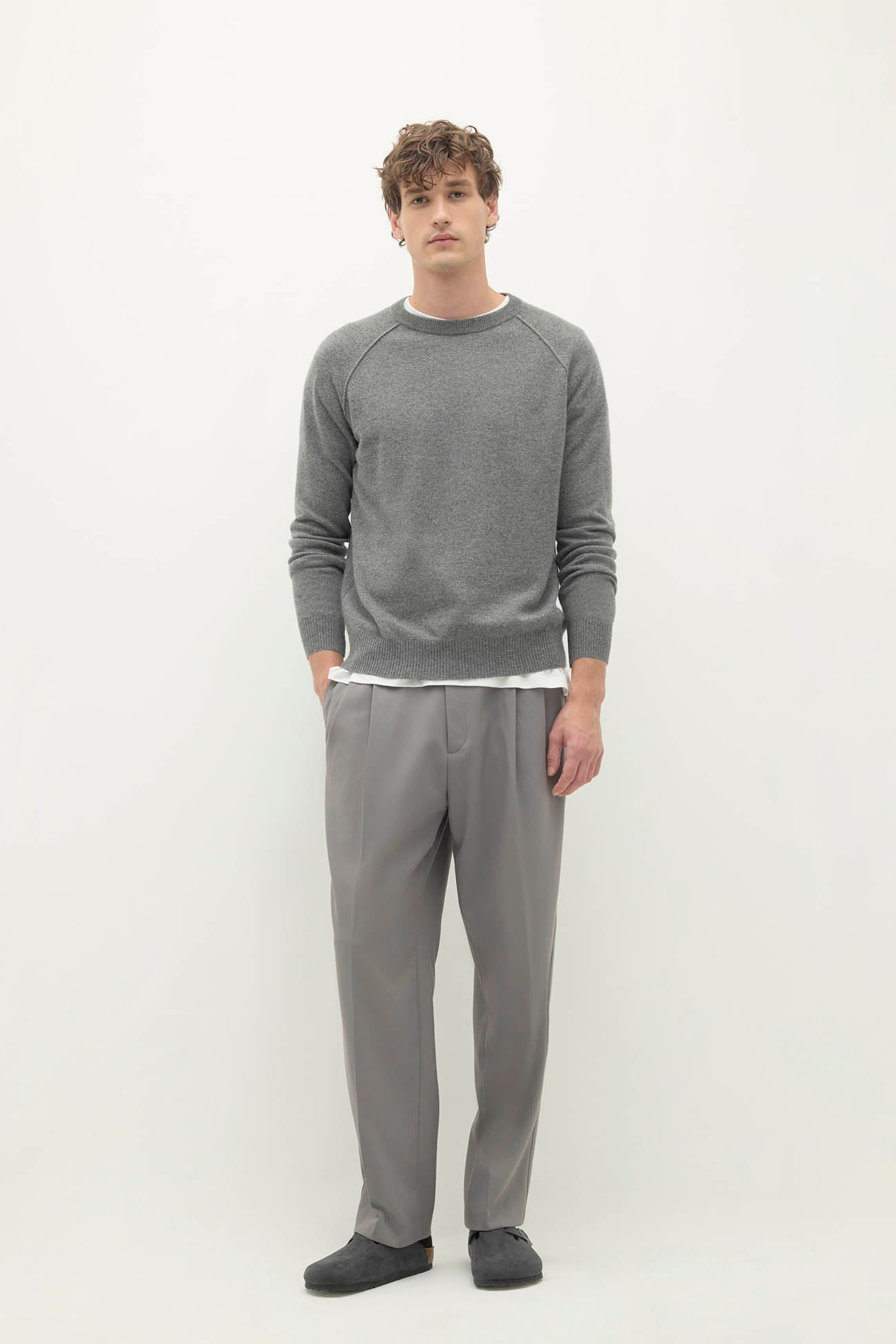 LORENZO CASHMERE CREWNECK