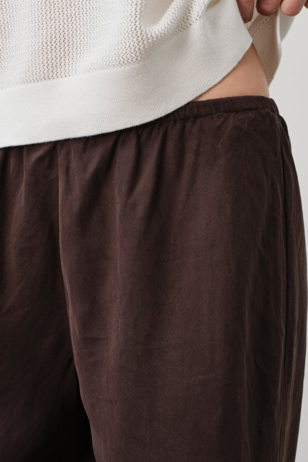 FRANCES SILK LINEN WIDE LEG PANT