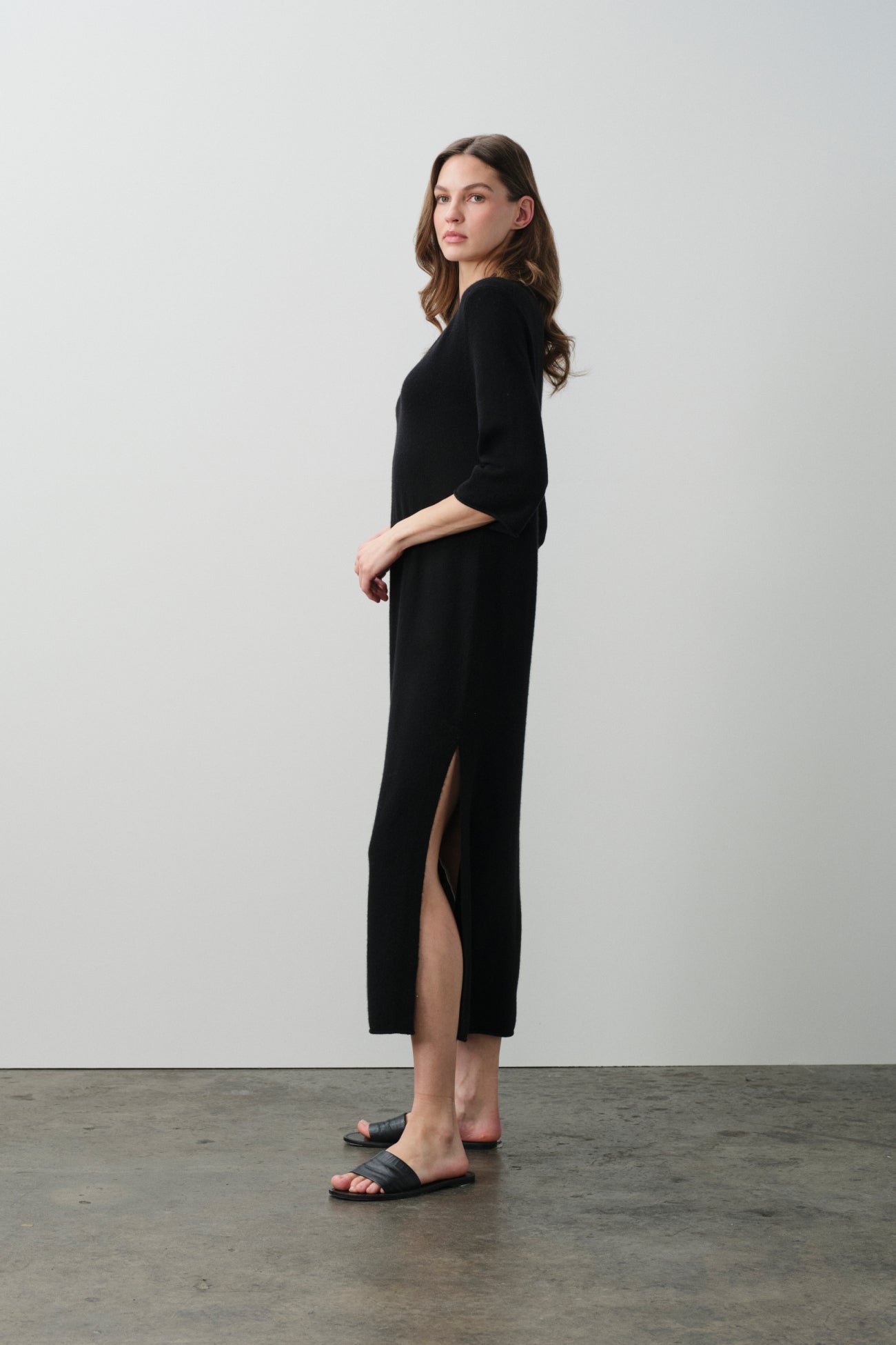 KATALINA FEATHERWEIGHT CASHMERE KAFTAN