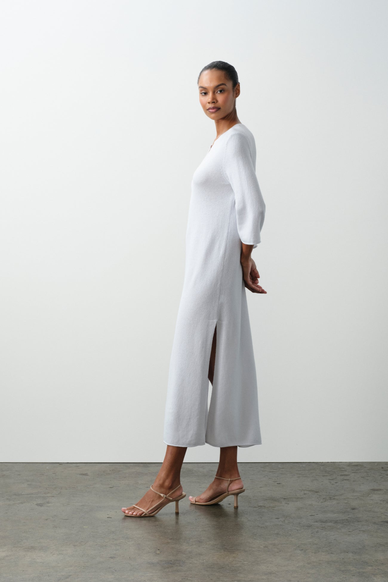 KATALINA FEATHERWEIGHT CASHMERE KAFTAN
