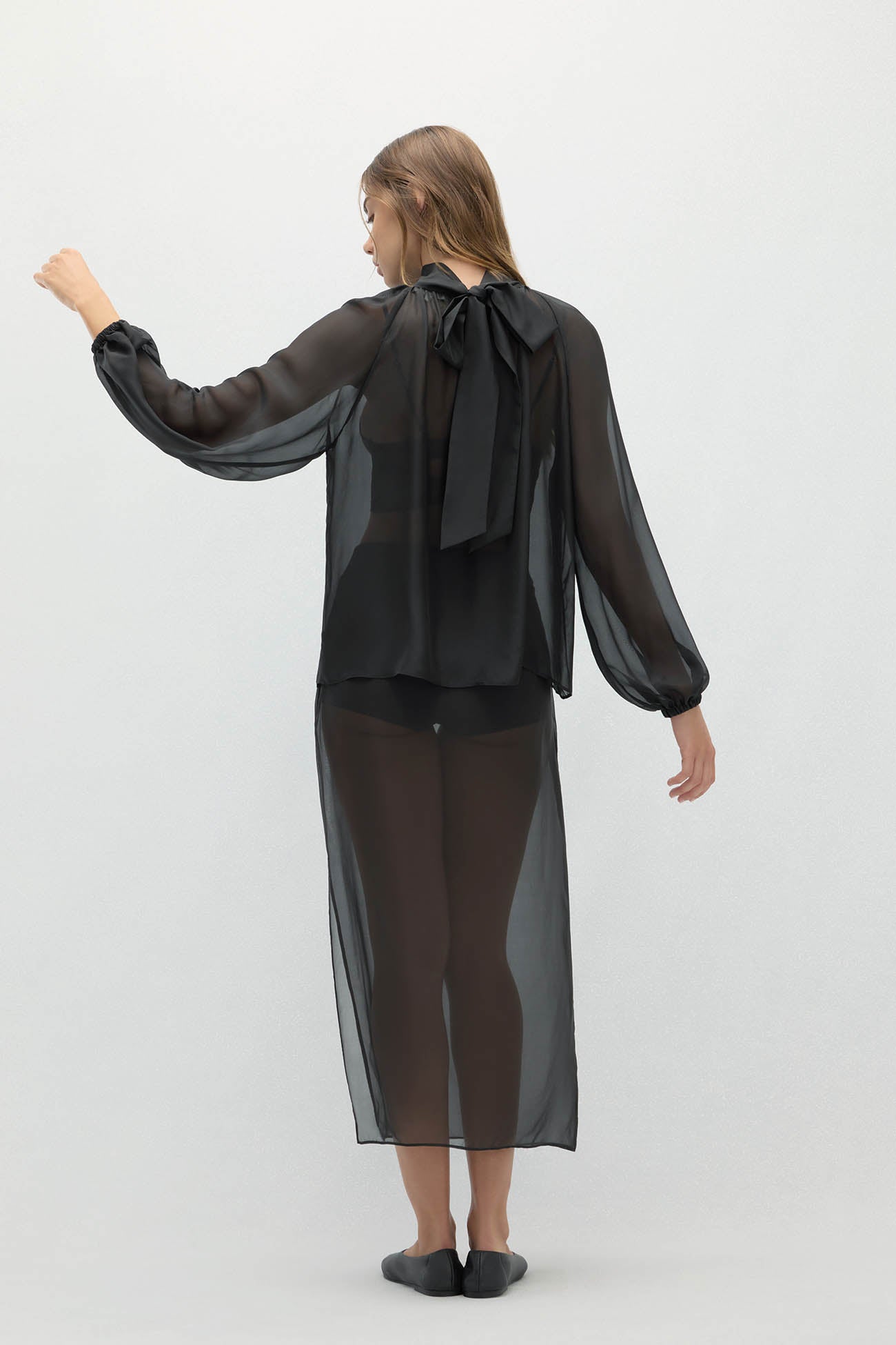 AMARA SILK ORGANZA BLOUSE