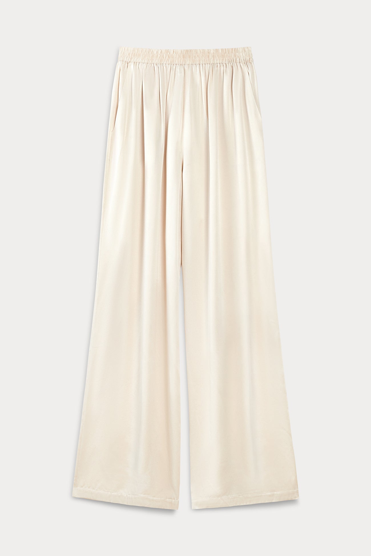 EVAN SILK WIDE LEG PANT | 33" INSEAM